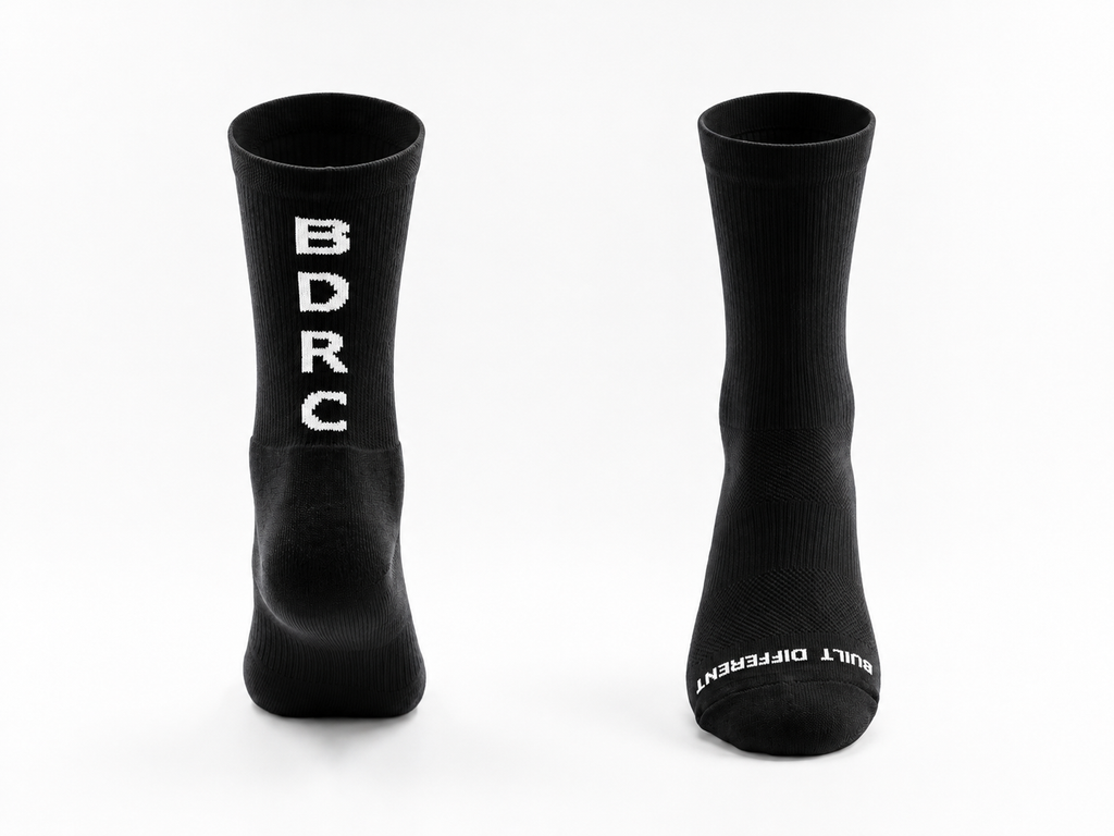 Run Club Socks Crew - Black