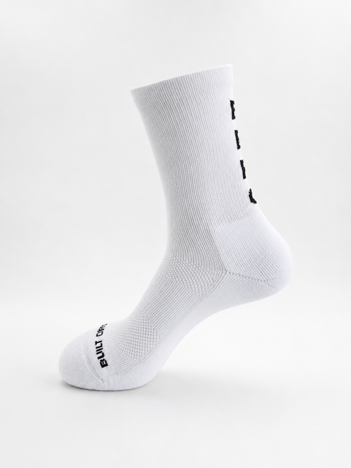 Run Club Crew Socks - White